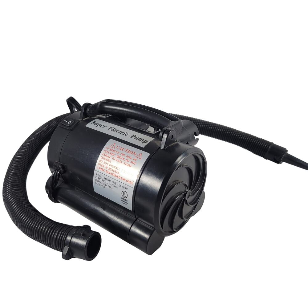 Super Electric Air Pump HB-139B, 120V, 1.60A, UL Listed, Tested